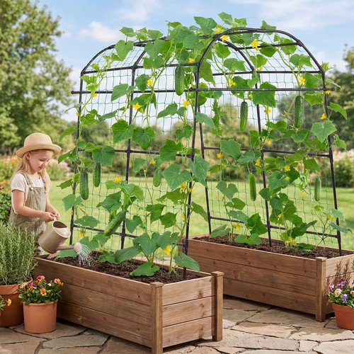 Uimoso metal garden trellis - uimoso,
